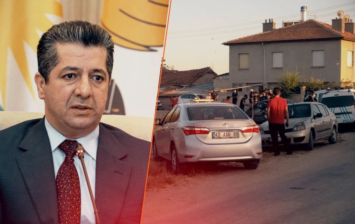 مەسرور بارزانی و ماڵی خێزانە کوردەکەی کۆنیا