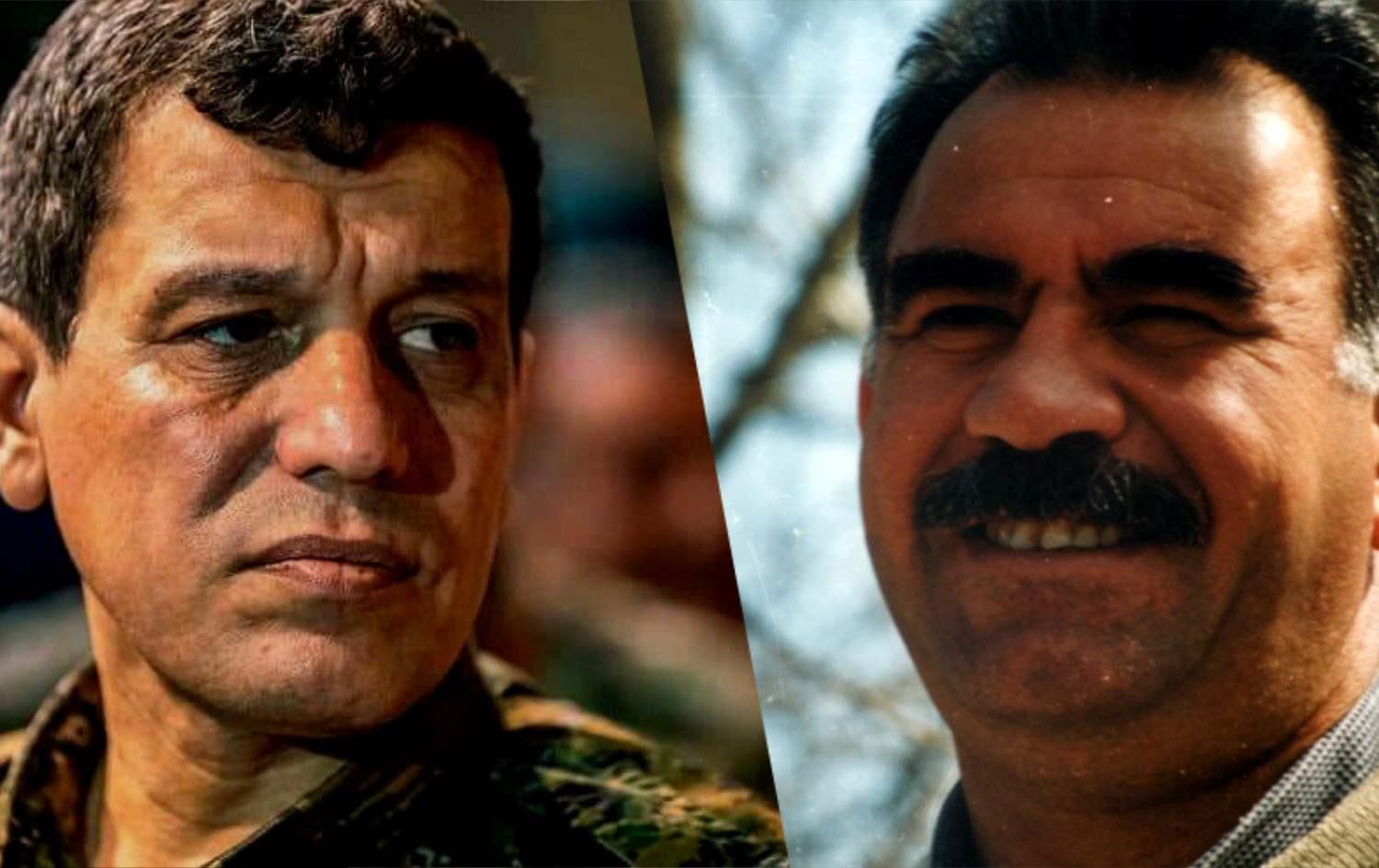 Mazlum Abdi ve Abdullah Öcalan