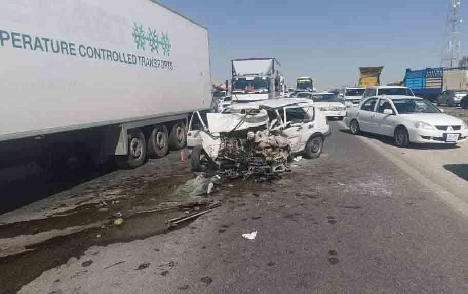 رووداوێکی هاتووچۆ لە پارێزگای سلێمانی