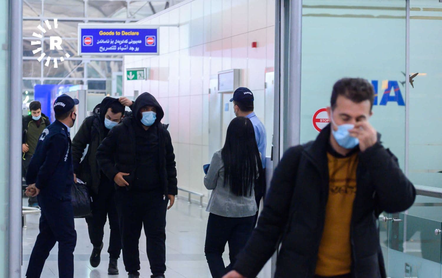 Migrants return to Erbil from Belarus on November 26, 2021. Photo: Bilind T. Abdullah