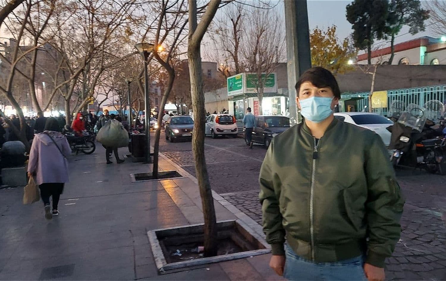 Ramazan Ali, an Afghan migrant in Tehran on December 16, 2021. Photo: Jabar Dastbaz/Rudaw