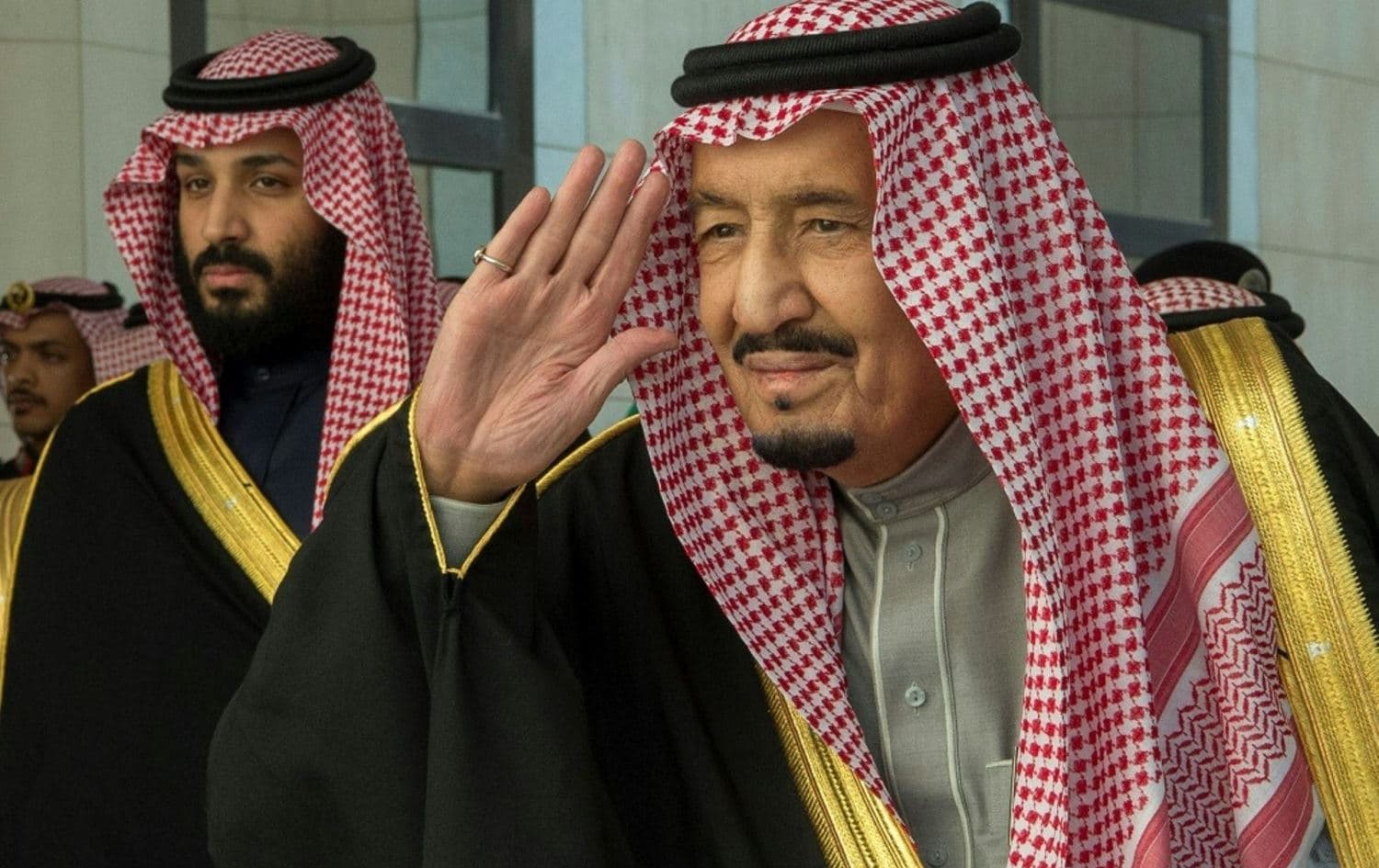 King Salman bin Abdulaziz al-Saud (right) and the Crown Prince of Saudi Arabia (left). Photo: AFP