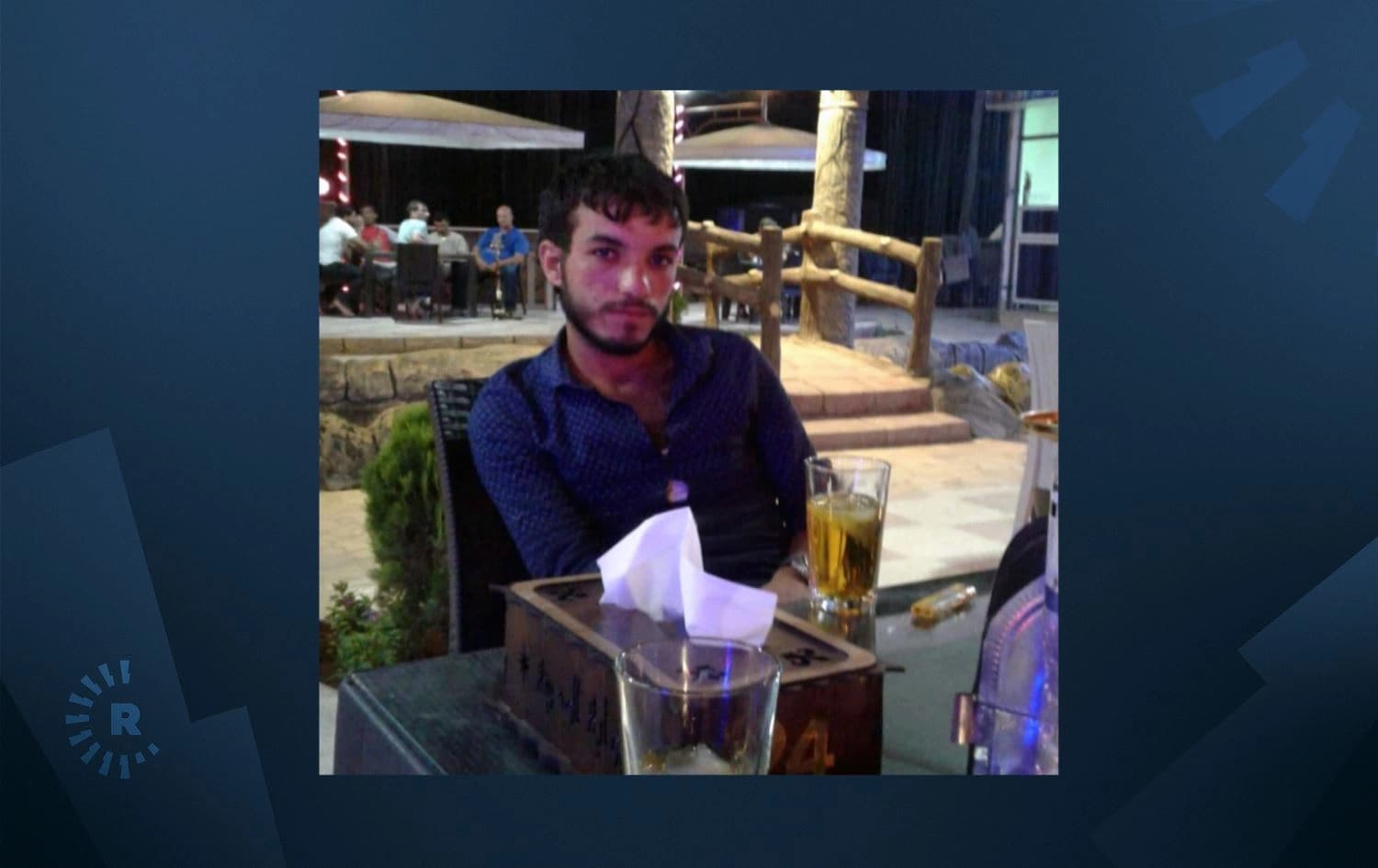 Bashar Abu Saleh in Germany. Photo: submitted by Human Rights Organization - Afrin