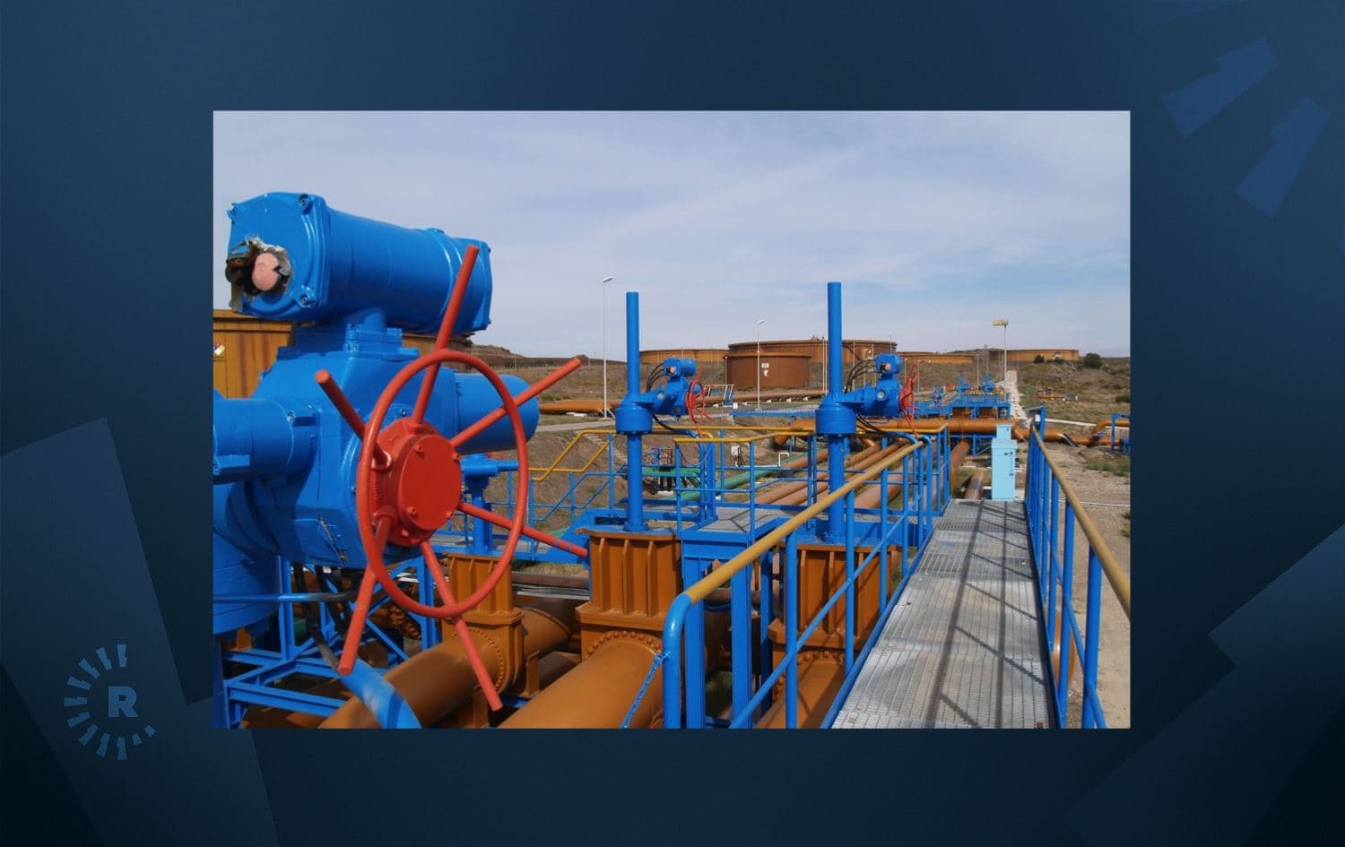 Ceyhan petroleum operations field. Photo: Botas