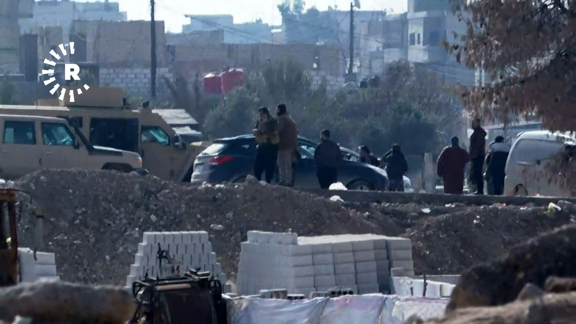 Vicinity of Ghweran prison in Hasaka, Rojava. Date: January 22, 2022. Photo: Rudaw