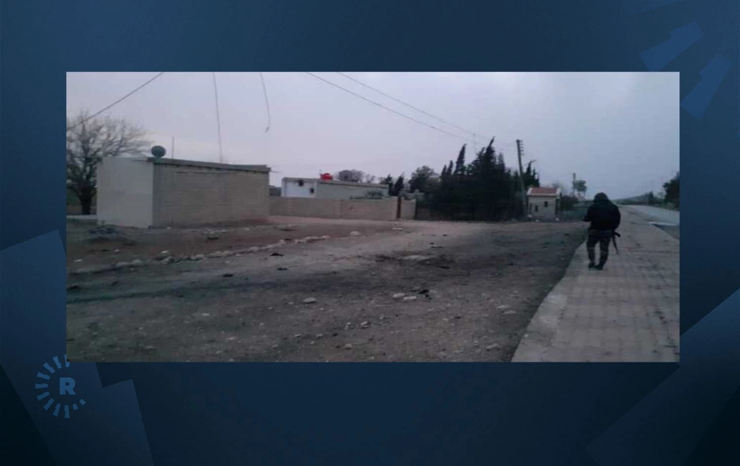 The Amuda-Darbasiyah road on February 9, 2022. Photo: Rojava Information Center/Twitter