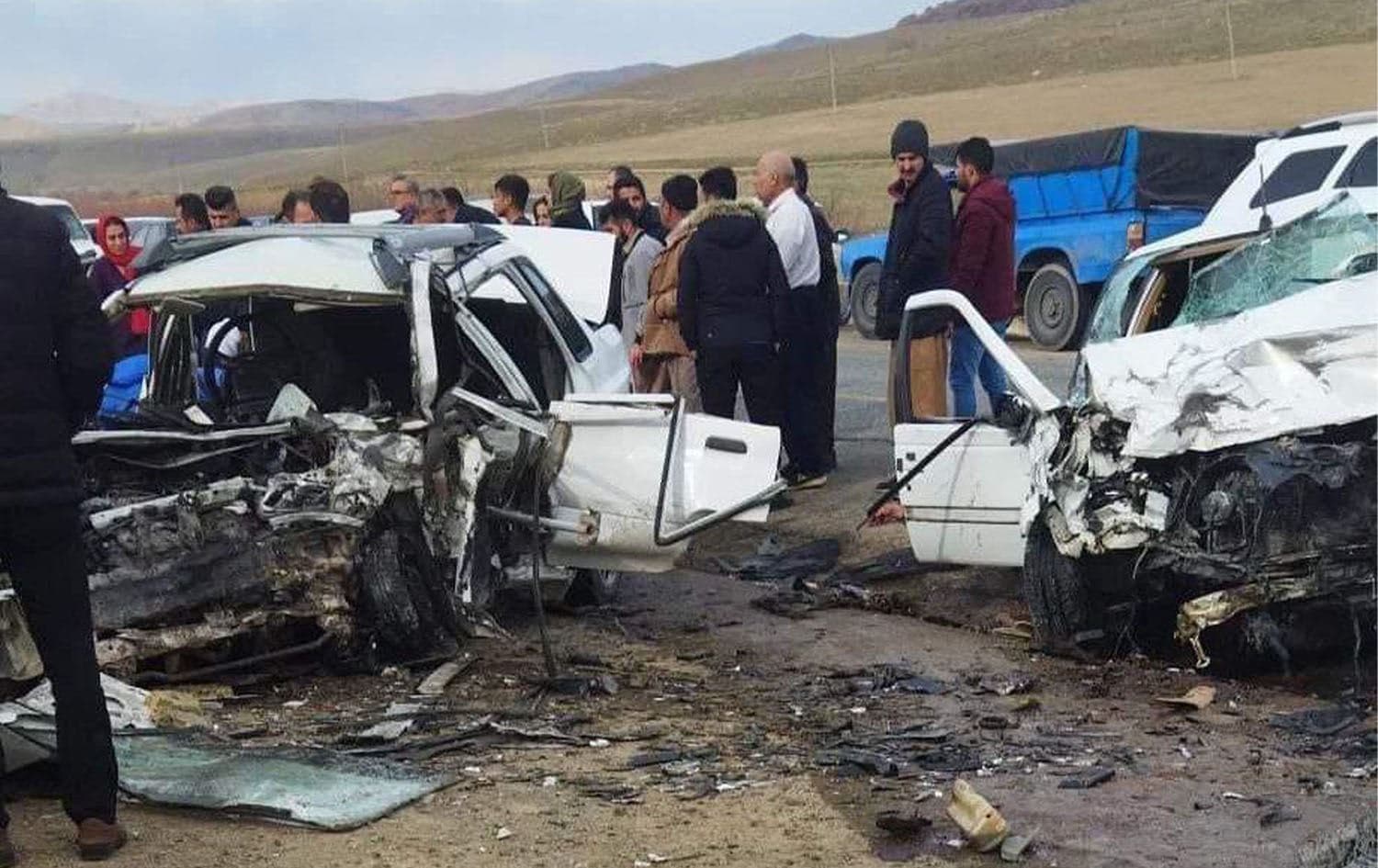 دیمەنی رووداوی هاتووچۆکەی مهاباد
