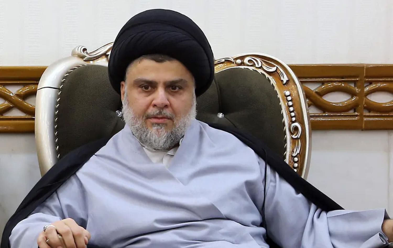 Iraqi influential Shiite cleric and leader of the Sadrist Movement Muqtada al-Sadr. Photo: AFP