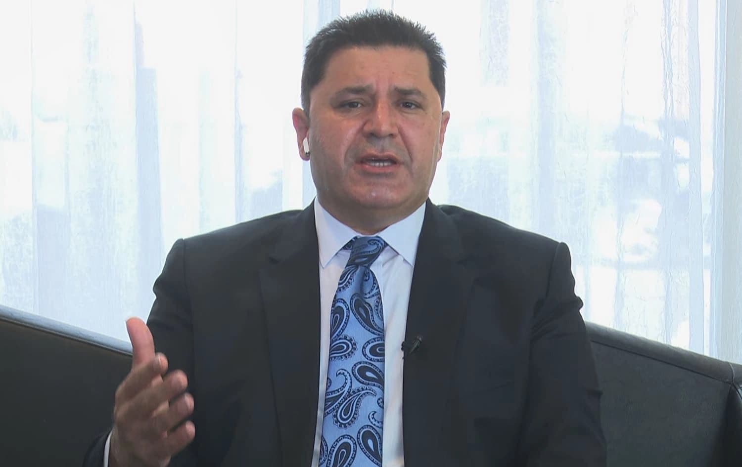 Dindar Zebari, KRG’s Coordinator for International Advocacy, speaking to Rudaw from Berlin on April 13, 2022. Photo: Rudaw