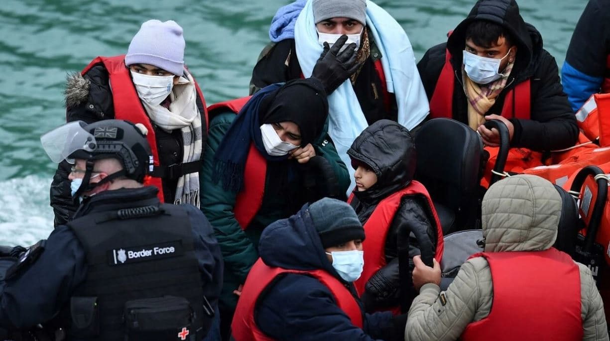 File photo of migrants seeking refuge in the UK. Credit: AFP