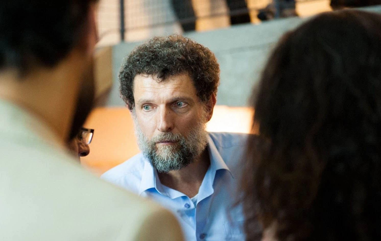 Turkish philanthropist Osman Kavala speaking during an event in Istanbul in an undated handout photograph. Photo: Anadolu Culture Center/AFP