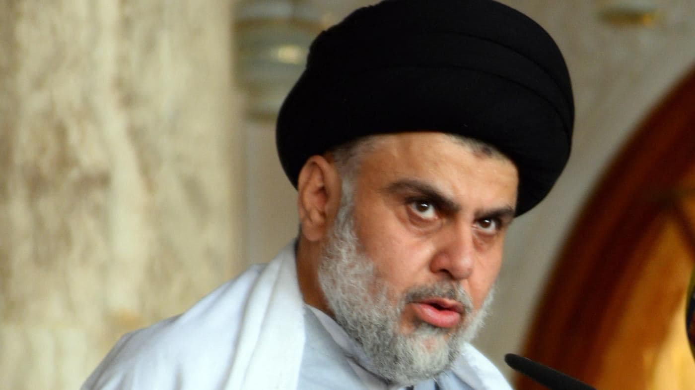 Iraqi Shiite cleric Muqtada al-Sadr on May 3, 2019. Photo: AFP