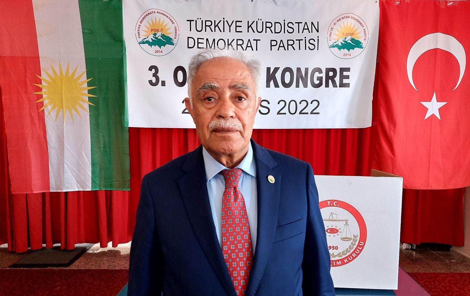 Türkiye Kürdistan Demokrat Partisi (PDK-T) Genel Başkanı Mehmet Emin Kardaş / Foto: Ömer Sönmez / Rûdaw