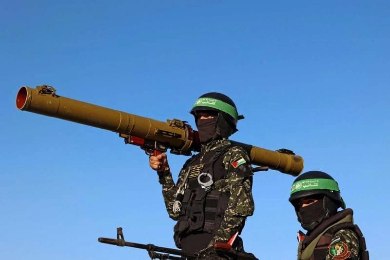 Members of the Ezzedine al-Qassam Brigades, armed wing of the Palestinian Hamas movement. Photo: file/AFP