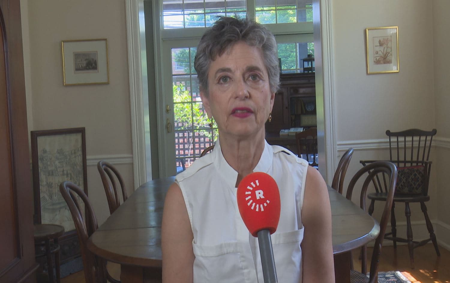 Barbara Slavin speaking to Rudaw on June 30, 2022. Photo: Rudaw
