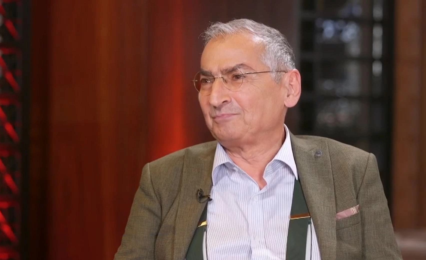 Sadegh Zibakalam in an interview with Rudaw's Fuad Rahim on June 18, 2022. Photo: Rudaw