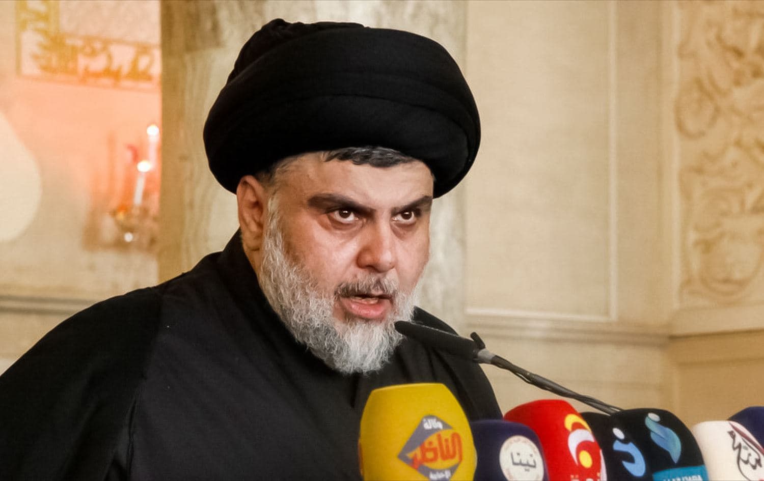 Iraqi Shiite cleric Muqtada al-Sadr on September 21, 2018. Photo: AFP
