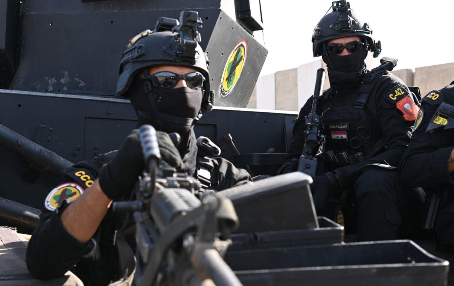 Members of the Iraqi counter-terrorism service (CTS) in Baghdad on December 16, 2021. Photo: Iraqi CTS/Facebook