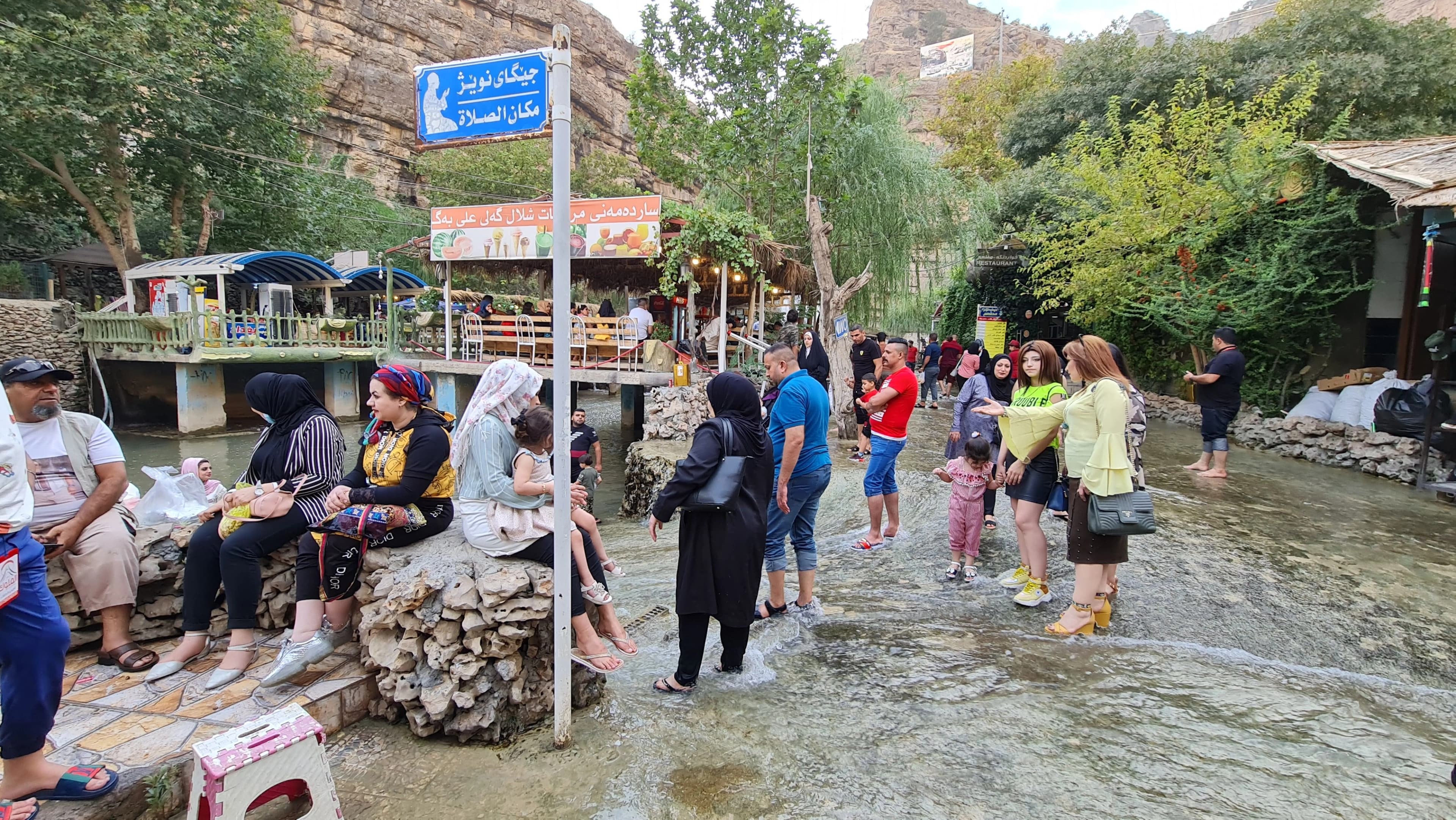 Gali Ali Bag resort in Erbil province. Date: October 15, 2020. Photo: Rudaw