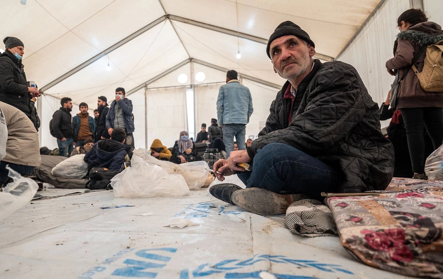Refugees from Syria in the Kurdistan Region’s Bardarash camp on January 12, 2022. Photo: Bilind T. Abdullah/Rudaw