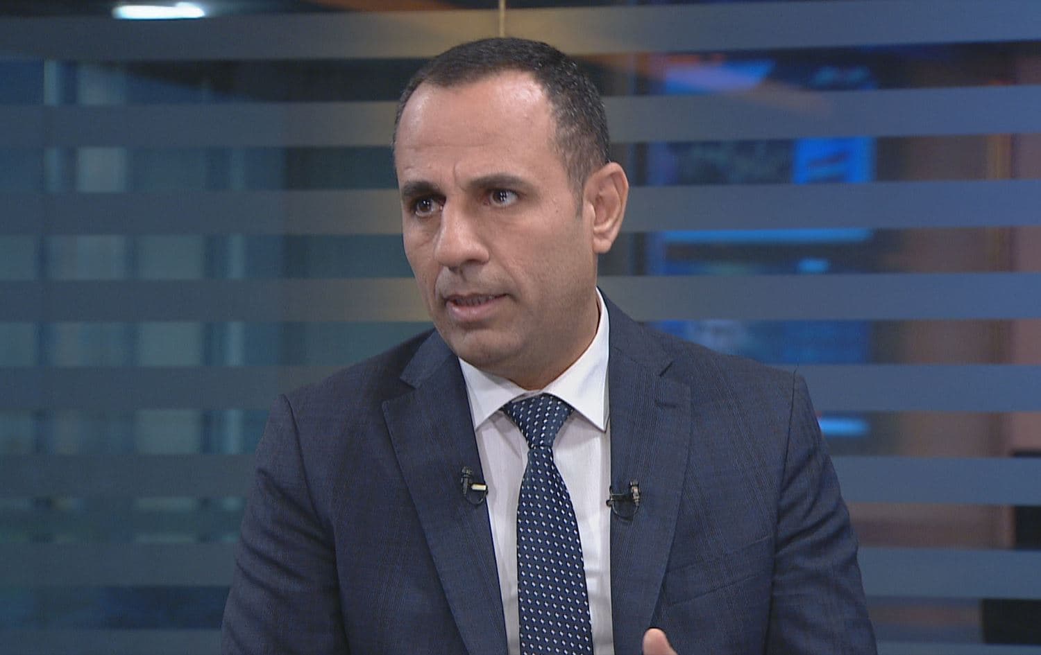 Fahmi Burhan, the head of the Kurdistan Region’s board for disputed territories, in an interview with Rudaw’s Sangar Abdulrahman on August 5, 2022. Photo: Rudaw