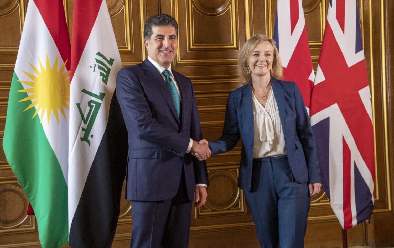 Başkan Neçirvan Barzani & İngiltere Başbakanı Truss