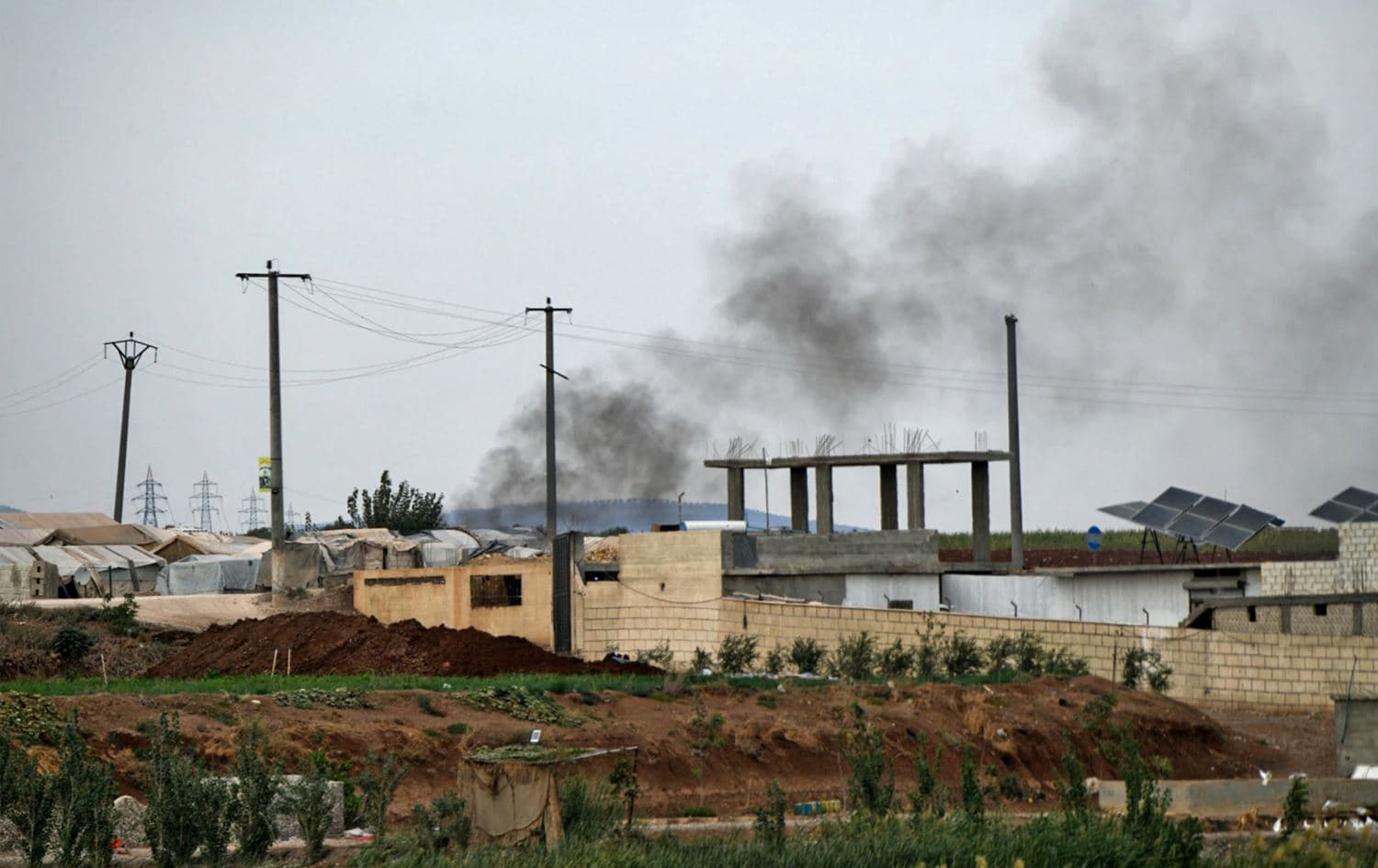 Infighting between rival groups in Afrin, northwest Syria. Date: October 12, 2022. Photo: AFP