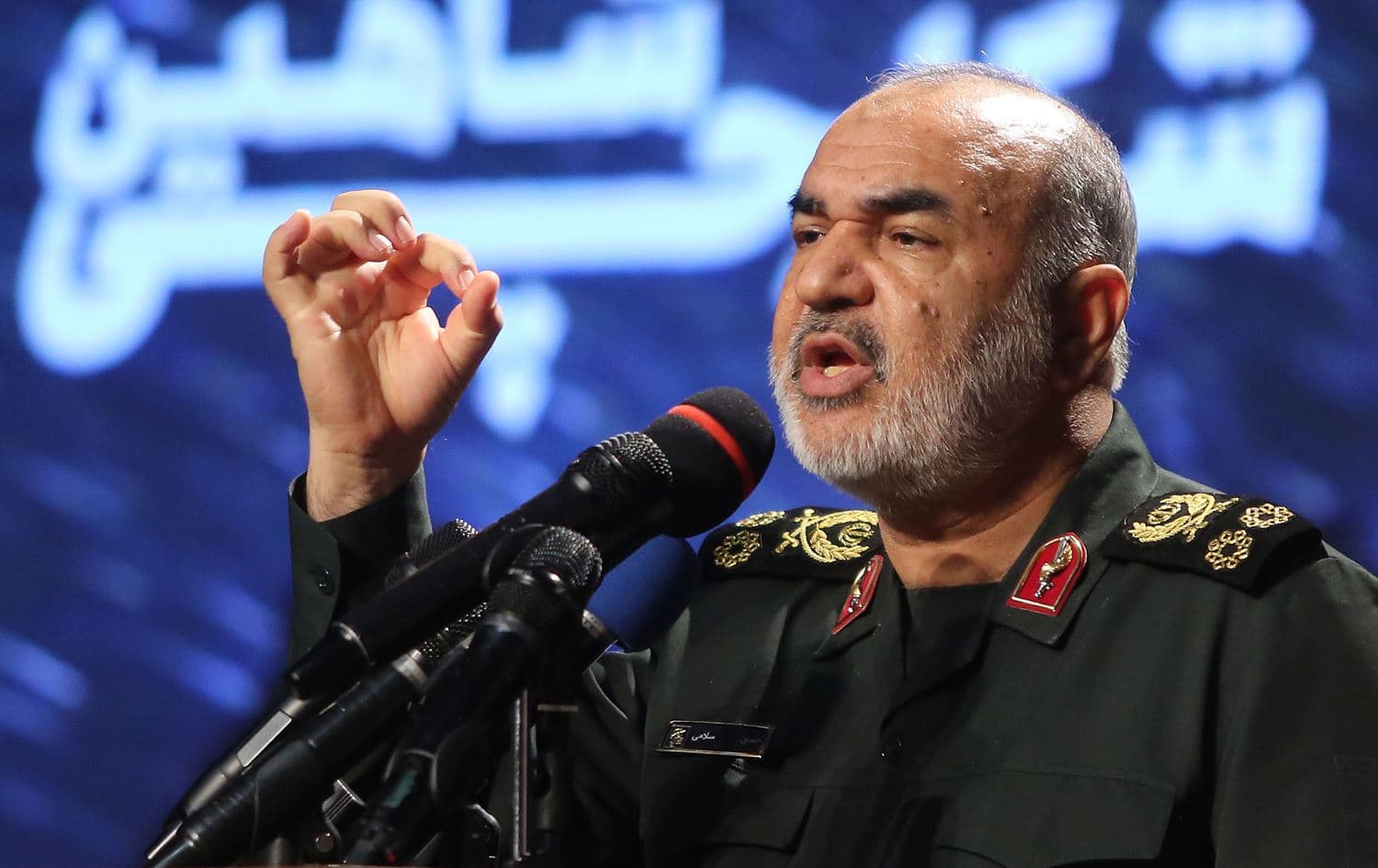 IRGC top Commander Hosseini Salami. Photo: AFP