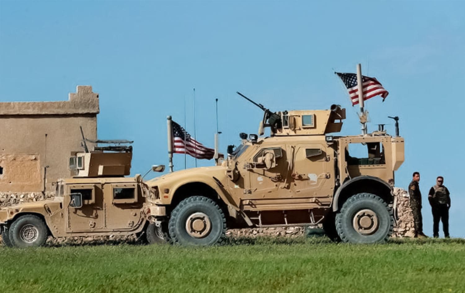 US-led coalition patrolling in northeastern Syria (Rojava). Photo: Inherent Resolve/Twitter