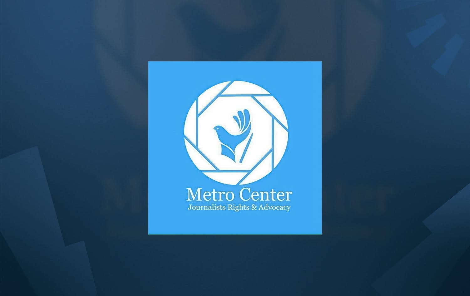 Metro Center for Journalists Rights and Advocacy logo. Graphic: Rudaw