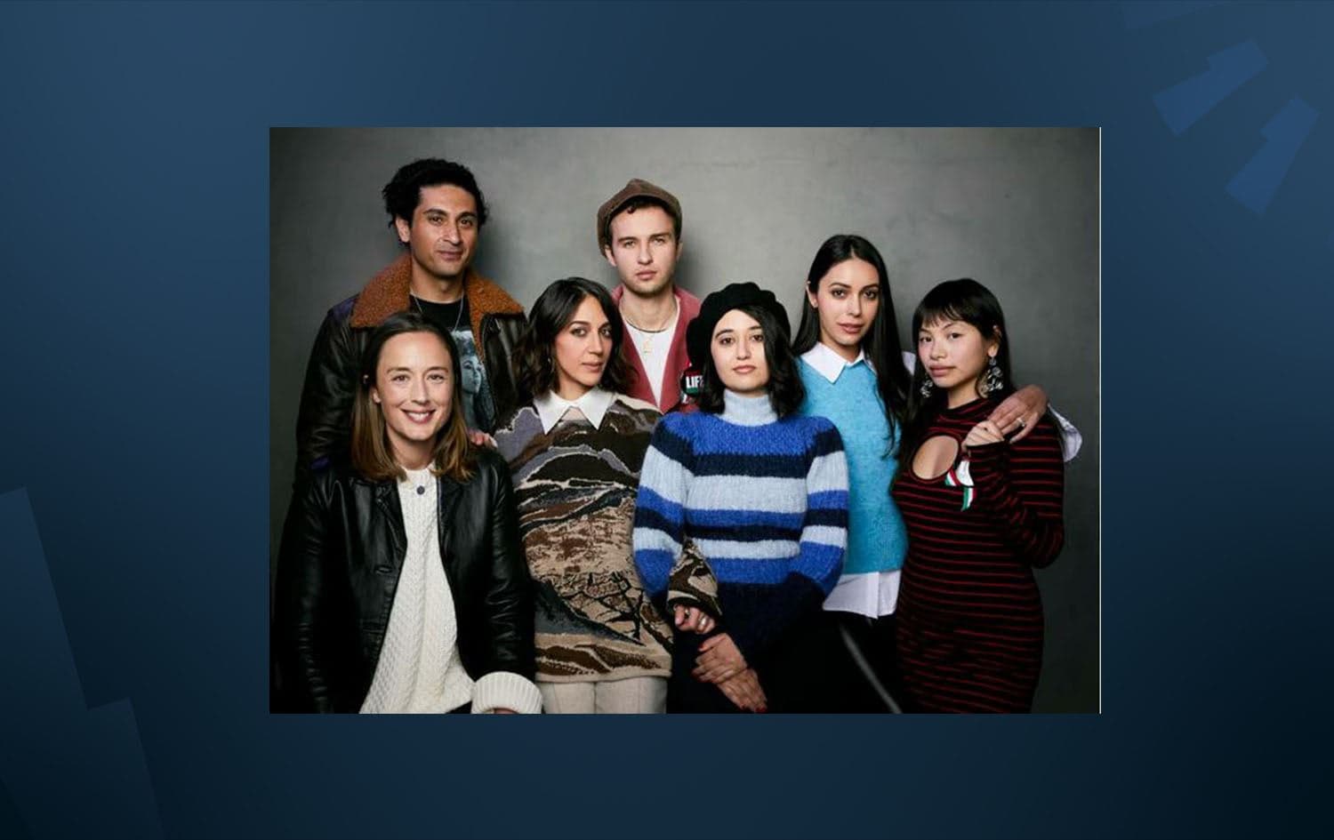 Director Noora Niasari and her team pose for a portrait to promote the film "Shayda" at the Sundance Film Festival on Jan. 20, 2023, in Park City, Utah. Photo: Invision/AP