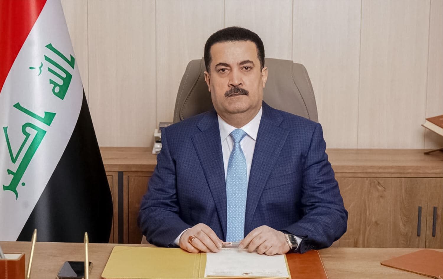Iraqi Prime Minister Mohammed Shia' al-Sudani. Photo: Afaq TV