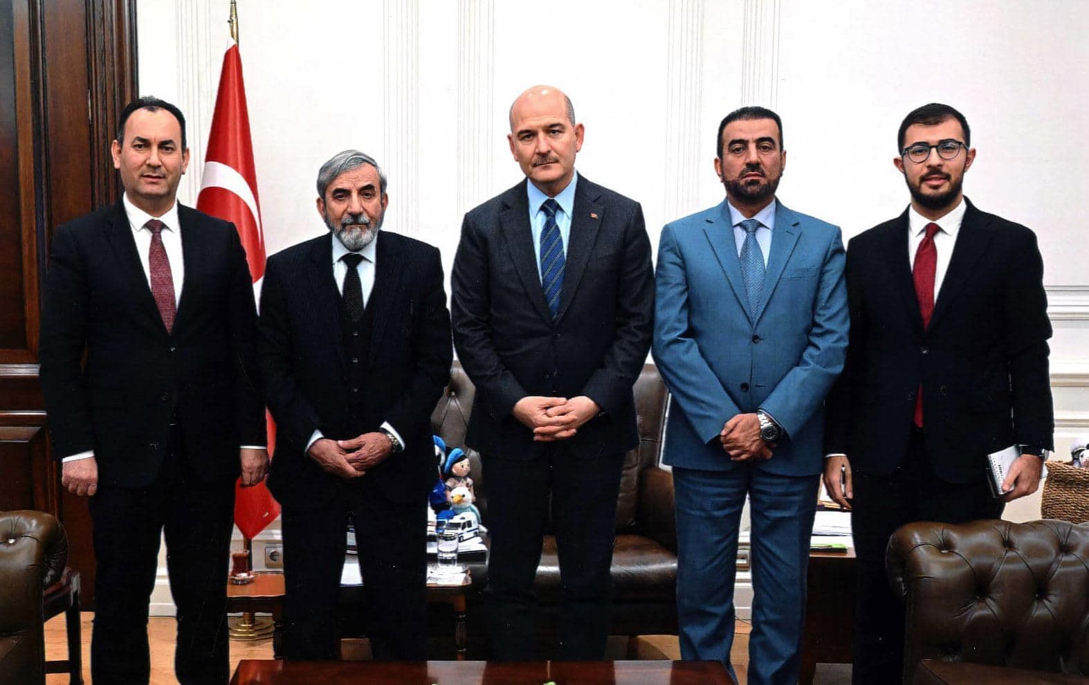 Foto: Kürdistan İslami Birlik (Yekgırtu) Partisi Genel Sekreteri Selahaddin Bahaeddin'in ofisi