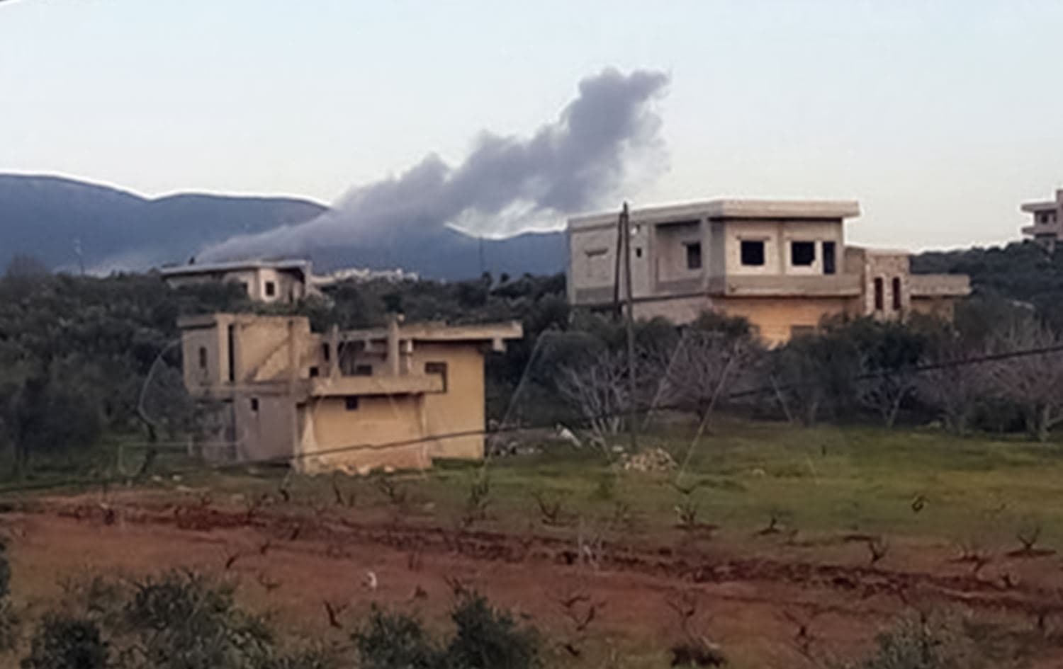 Suspected Israeli airstrikes target Tartus and Hama provinces in Syria on March 12, 2023. Photo: SANA