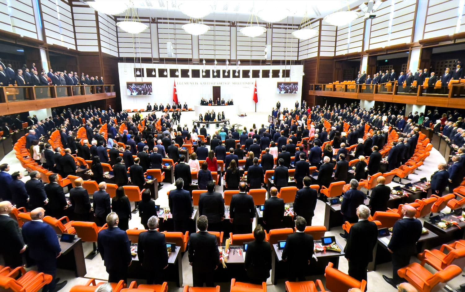دانیشتنێکی پەرلەمانی تورکیا. وێنە: AA