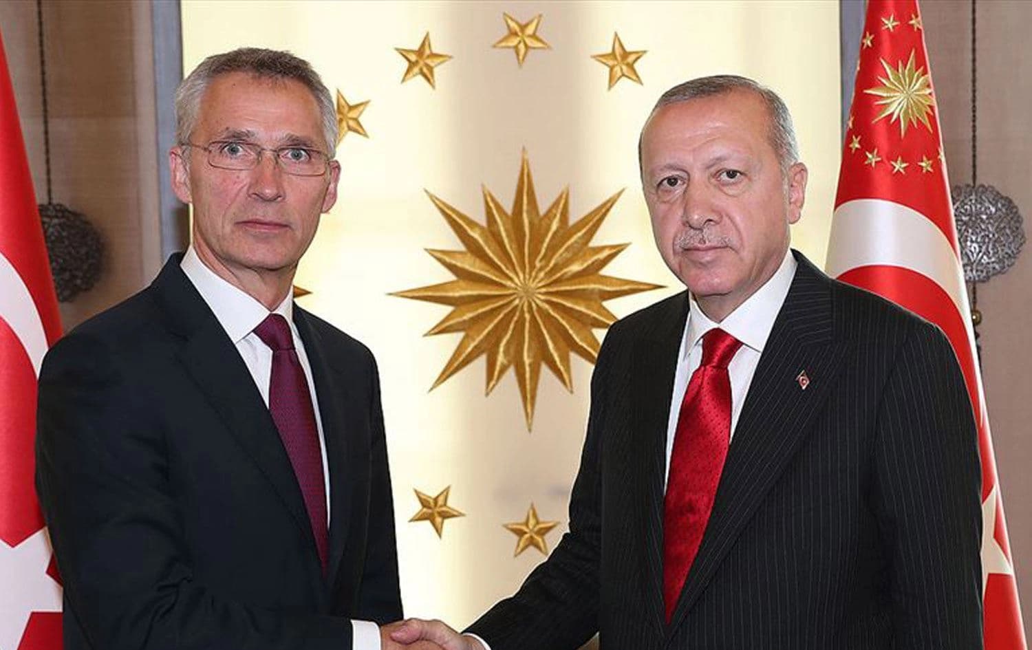 Erdoğan ile Stoltenberg. / AA