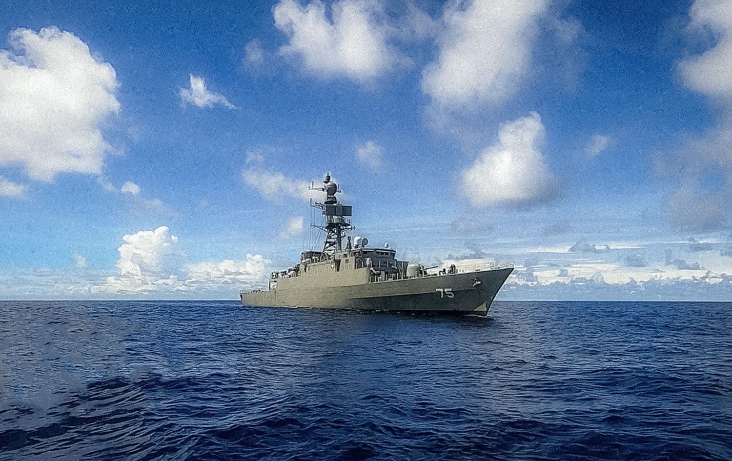 The Damavand-2 frigate is set to join the Iranian naval fleet in the coming days. Photo: IRNA