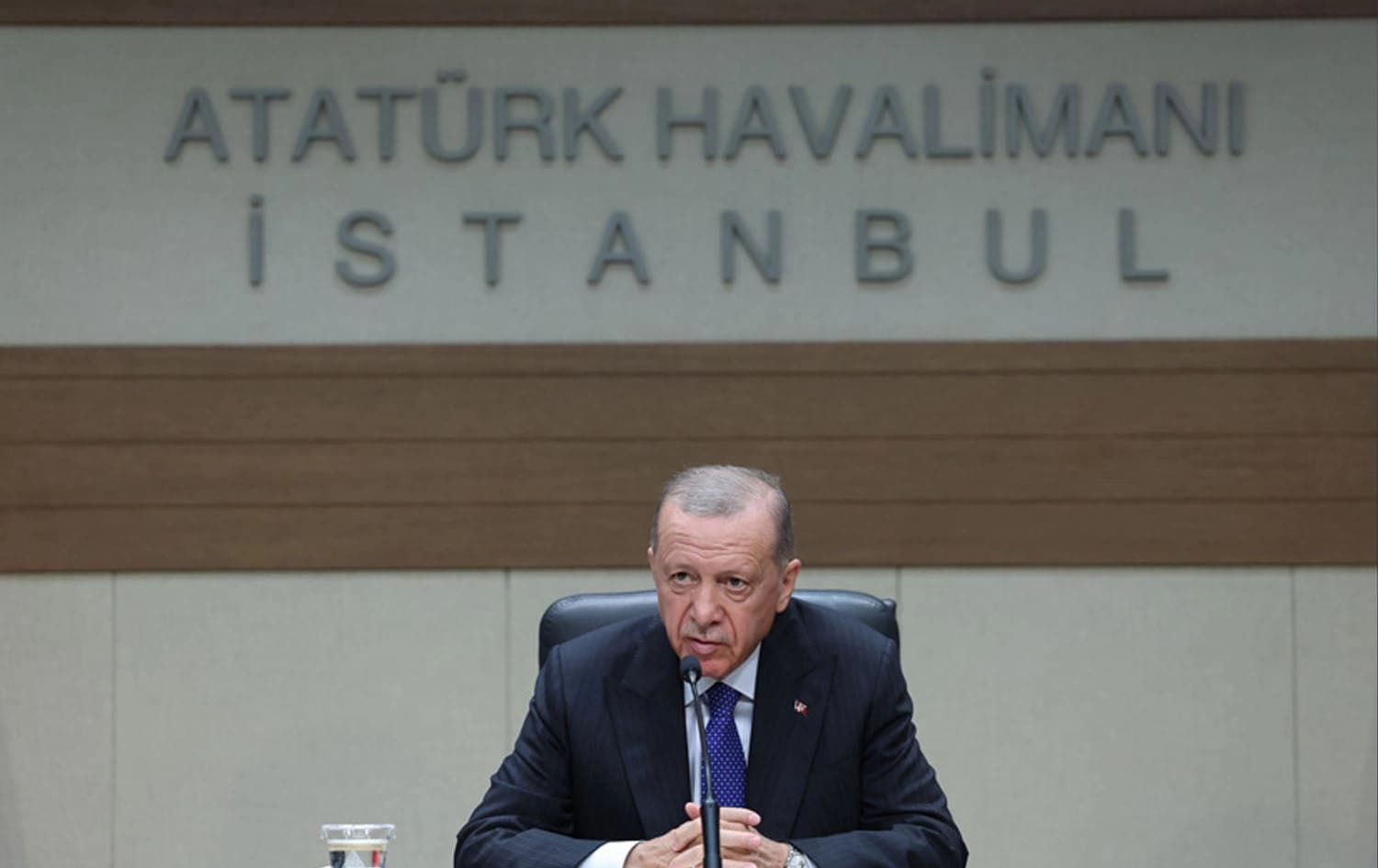Turkish President Recep Tayyip Erdogan in Istanbul on July 17, 2023. Photo: handout/Turkish presidency