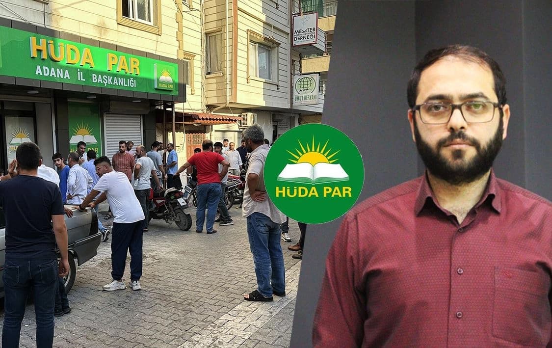 HÜDA PAR Adana İl Sekreteri Sacit Pişgin hayatını kaybetti Foto: Rûdaw Grafik