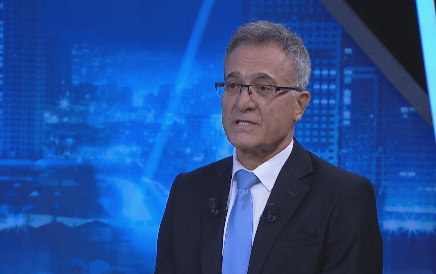 KDPI Spokesperson Khalid Azizi in an interview with Rudaw which aired on July 24, 2023. Photo: Rudaw/screengrab