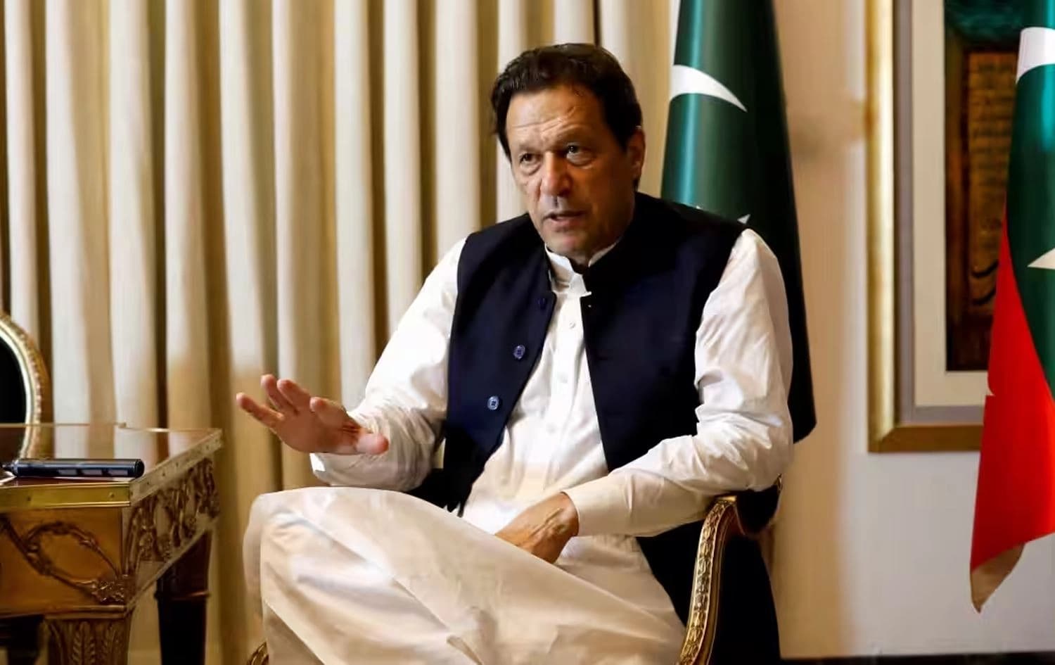 عیمران خان، سەرۆکوەزیرانی پێشووی پاکستان. وێنە: Reuters