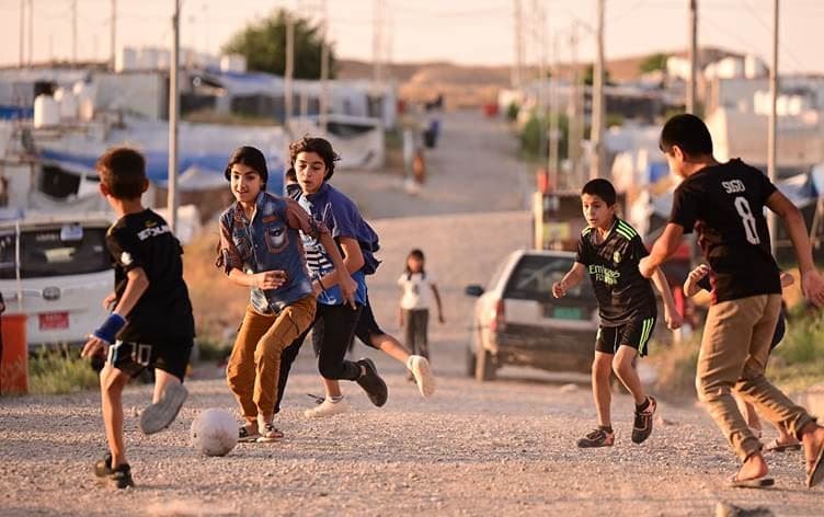Duhok'taki kamplarda kalan Ezidi çocuklar Foto: Blind T. Abdullah / Rûdaw