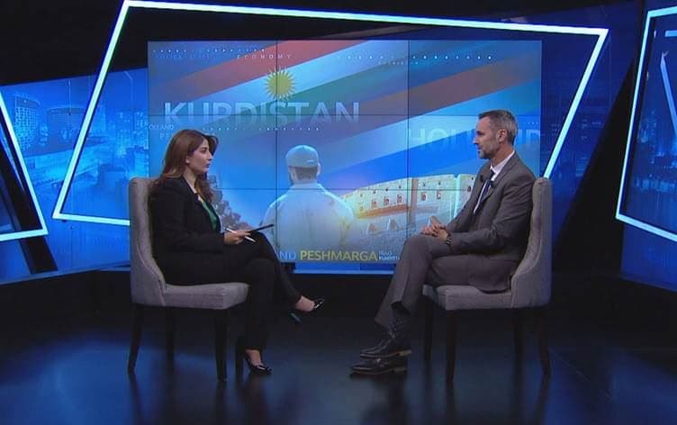 Hollanda'nın Erbil Başkonsolosu Jaco Beerends ve Şehyan Tahsin