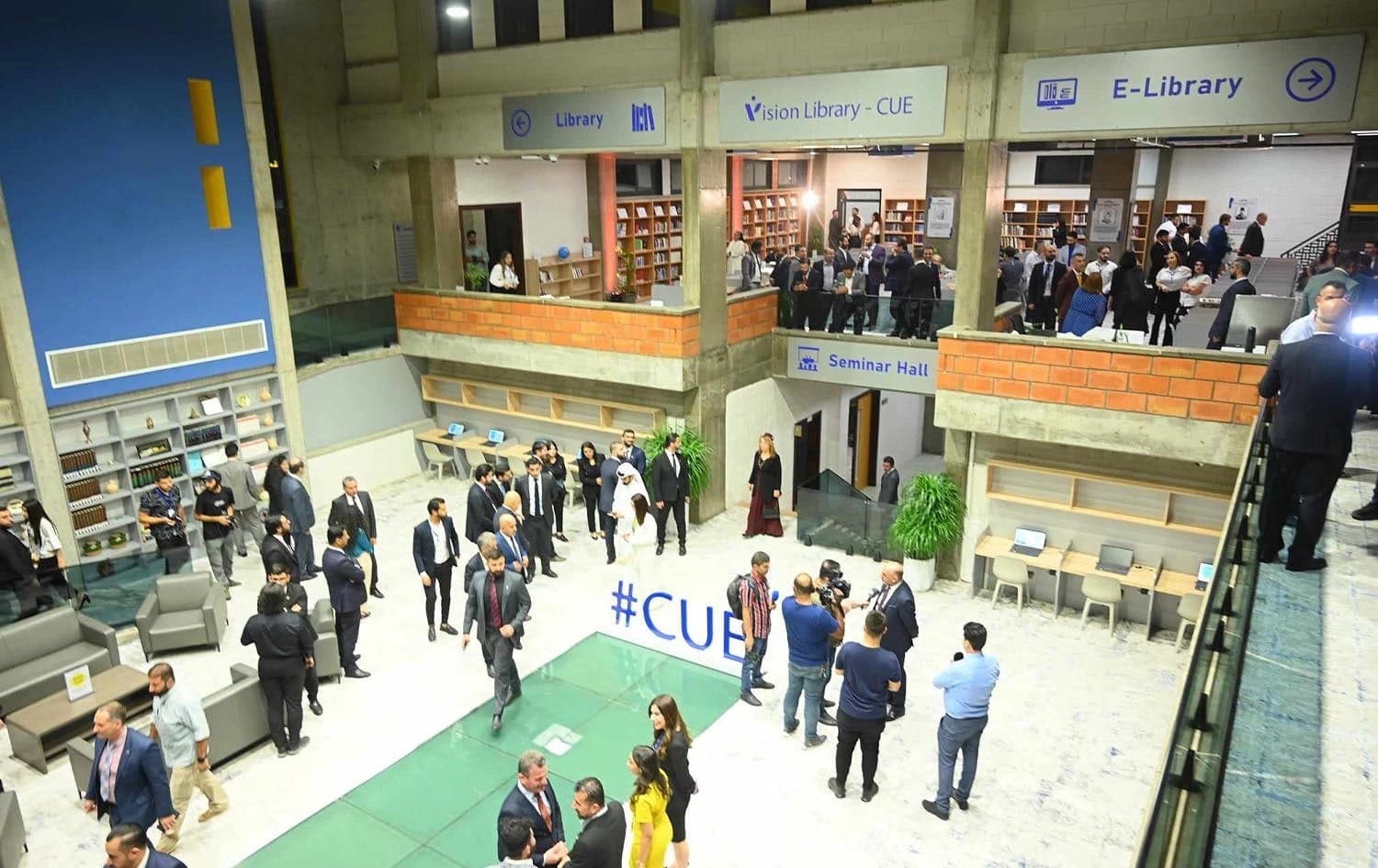 Vision Library, located on the Catholic University in Erbil (CUE) campus, opened on September 20, 2023. Photo: Bilind T. Abdullah/Rudaw