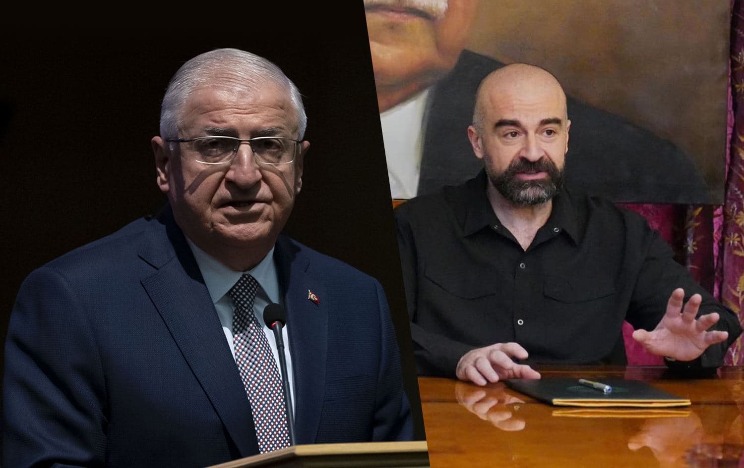 ürkiye Milli Savunma Bakanı Yaşar Güler ve KYB Başkanı Bafıl Talabani