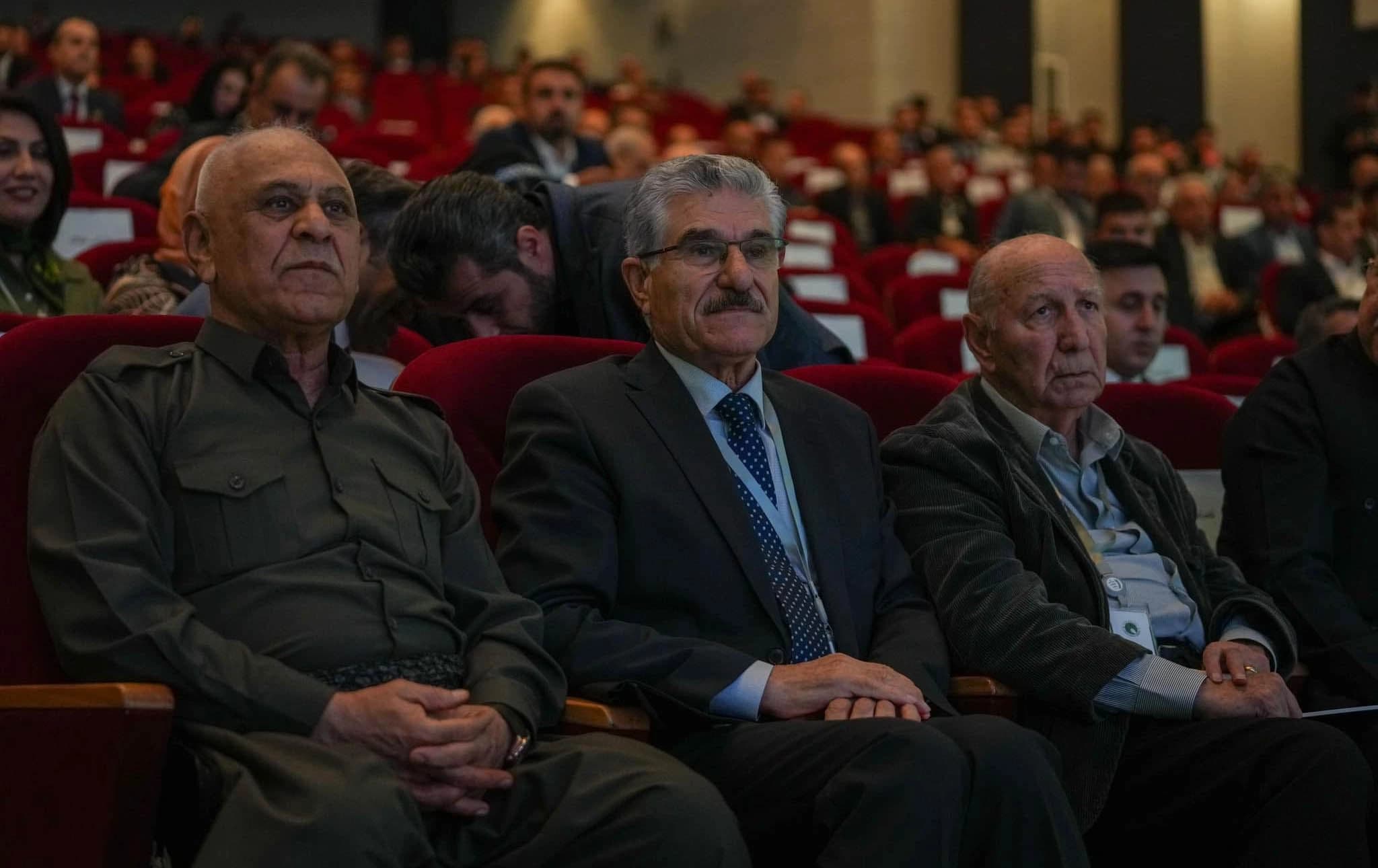 مستەفا چاوڕەش لە کۆنگرەی حیزبەکەی. وێنە: ئەژی عومەر