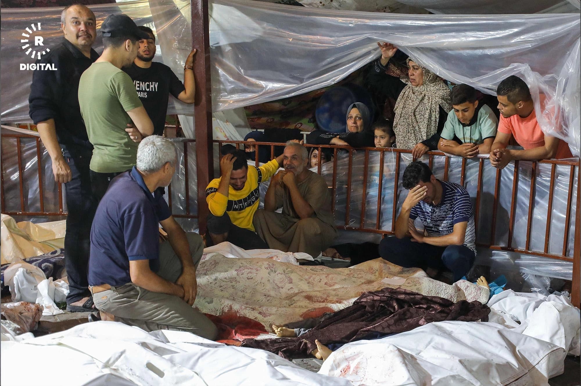 Bombalanan el-Ehli Hastanesi / Foto: AFP