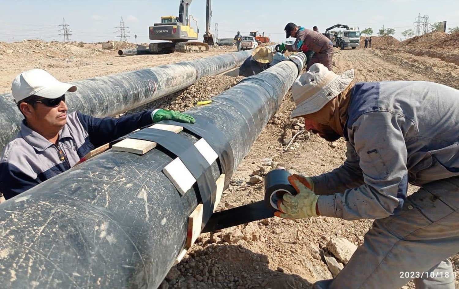 ئەو بۆرییەی گازی سرووشتیی کۆرمۆری لێوە رەوانەی کەرکووک دەکرێت
