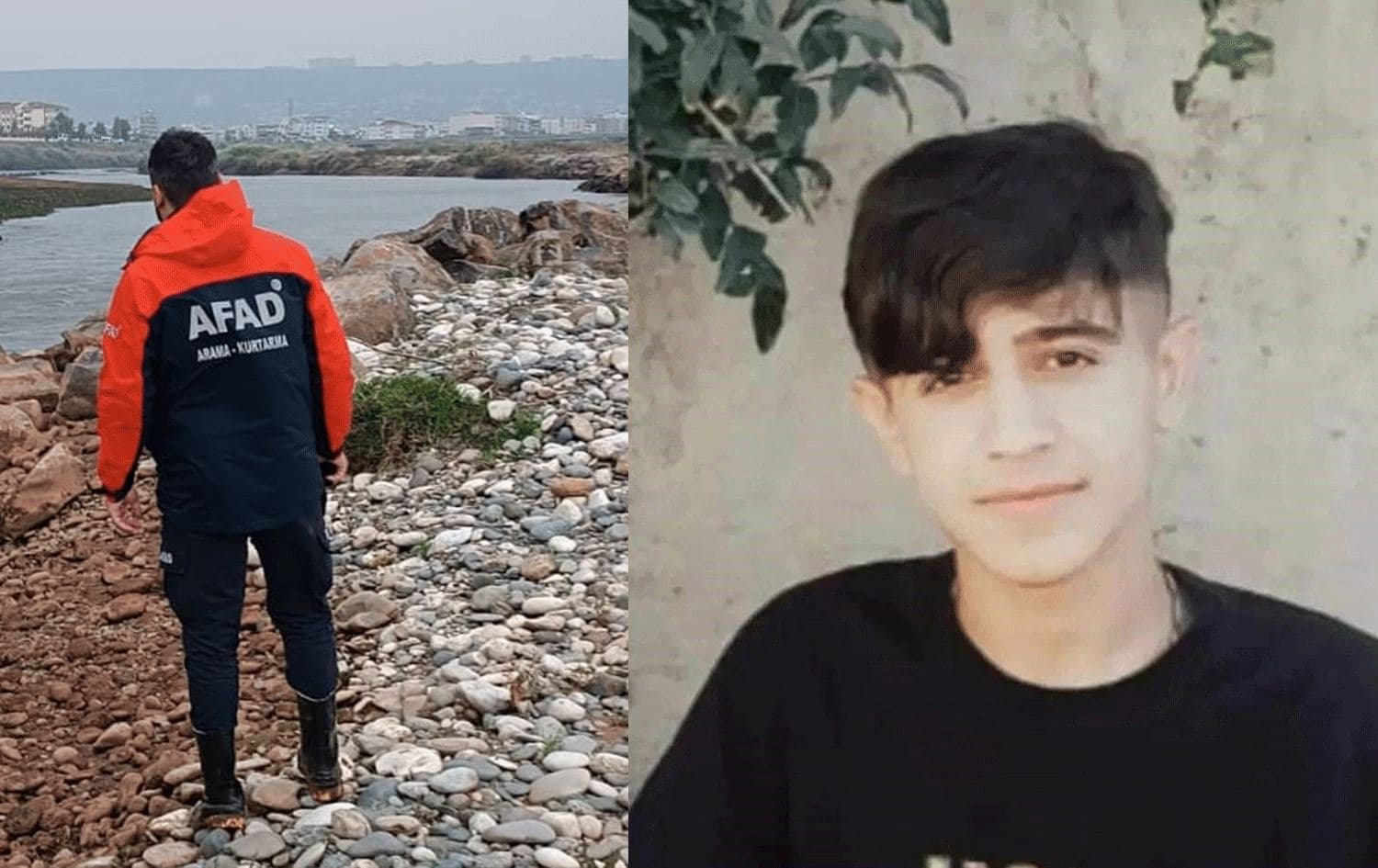 Mehmet Mehdî Demîralp û xebatkarekî AFADê / Wêne: Rûdaw Grafîk