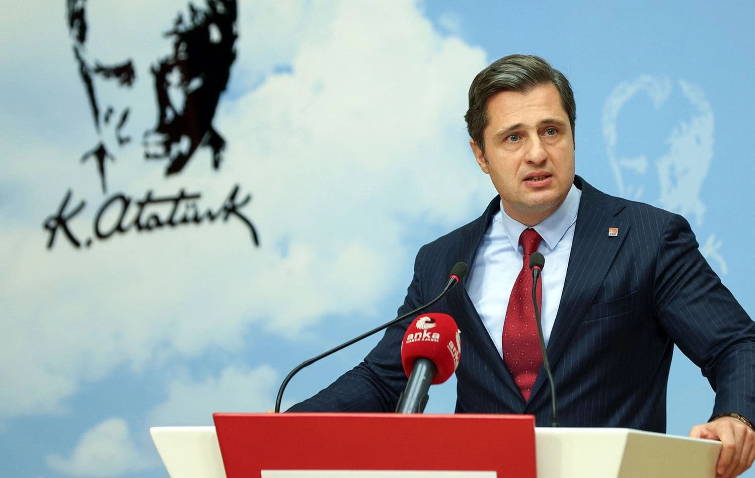 CHP Sözcüsü Deniz Yücel / ANKA